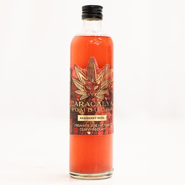 Caracalya Kombucha Raspberry rush 700ml (Malina, Limeta)