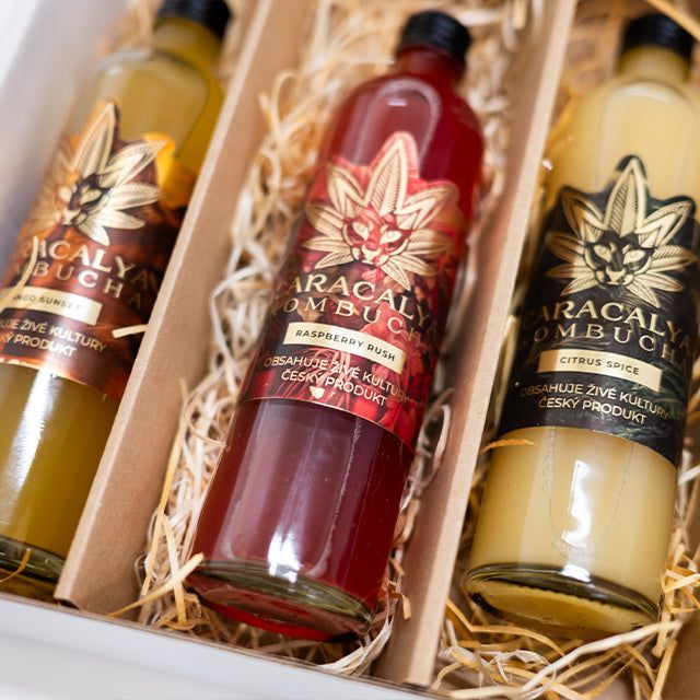 Caracalya Kombucha CITRUS SPICE 700ml (Citron, Zázvor)