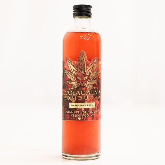 Caracalya Kombucha Raspberry rush 700ml (Malina, Limeta)